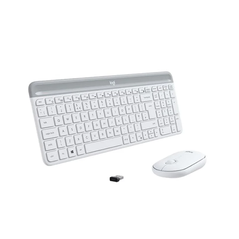 MK470 Q Tr Ince Kablosuz Klavye Mouse Set Beyaz 920-009436 görsel 2