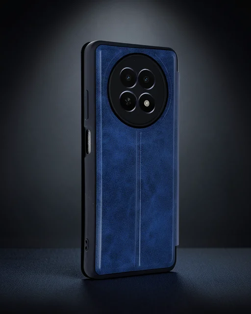 Realme 12 5g Kılıf Flip Cover - Lacivert