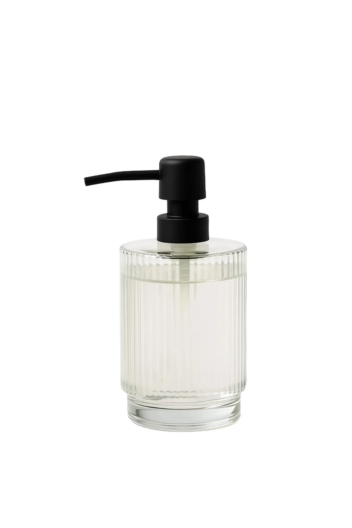 Cam Şeffaf Sıvı Sabunluk 200 ml Banyo Lavabo görsel 5