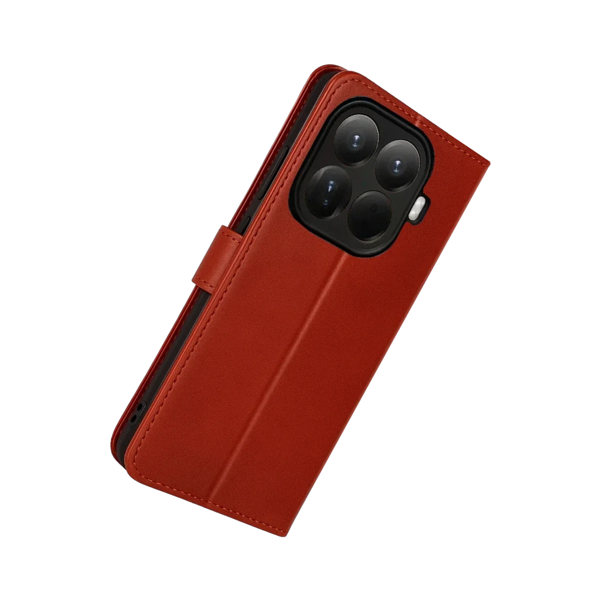 Xiaomi Mi 15T Pro Trend S Plus Kapaklı Kılıf - Kırmızı görsel 3