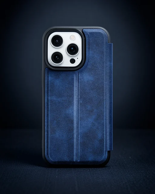 Apple İphone 14 Pro Kılıf Flip Cover - Lacivert