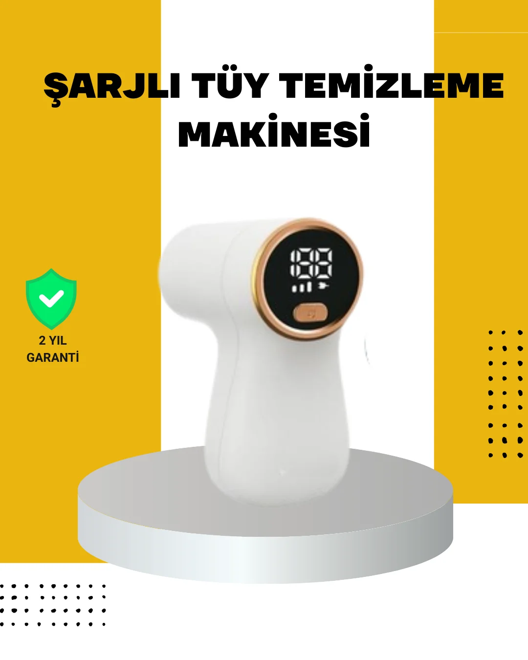 Kumaşlar İçin Tüy ve Hav Temizleme Makinesi Type C Şarjlı