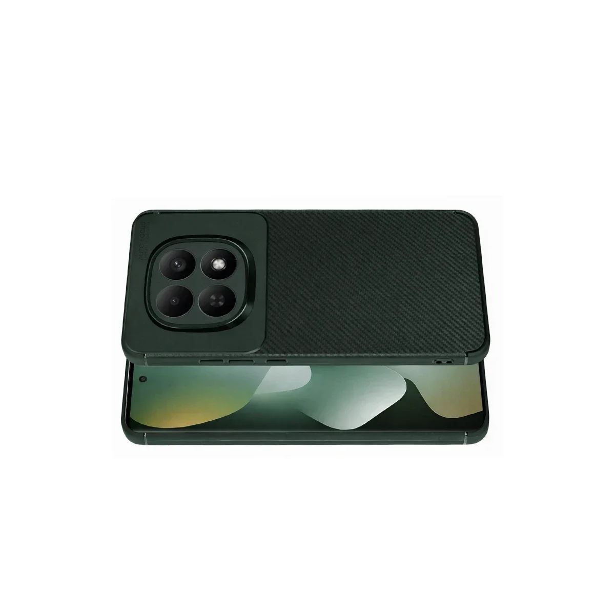 Xiaomi Redmi Note 15 Pro 5G Auto Focus Karbon Kapak - Koyu Yeşil görsel 3