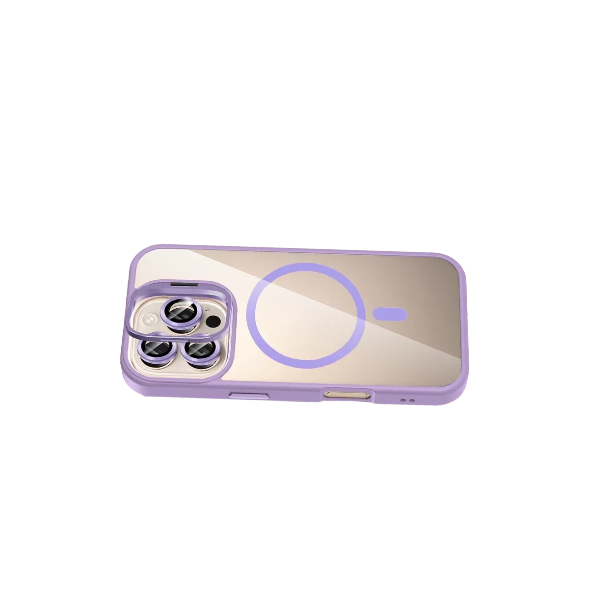 Joko Apple iPhone 16 Pro Remim Lensli Magsafe Standlı Kapak - Lila görsel 4