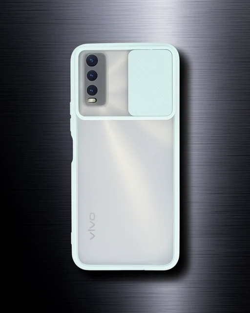 Vivo Y11s Kılıf Palm Buzlu Kamera Sürgülü Silikon - Turkuaz