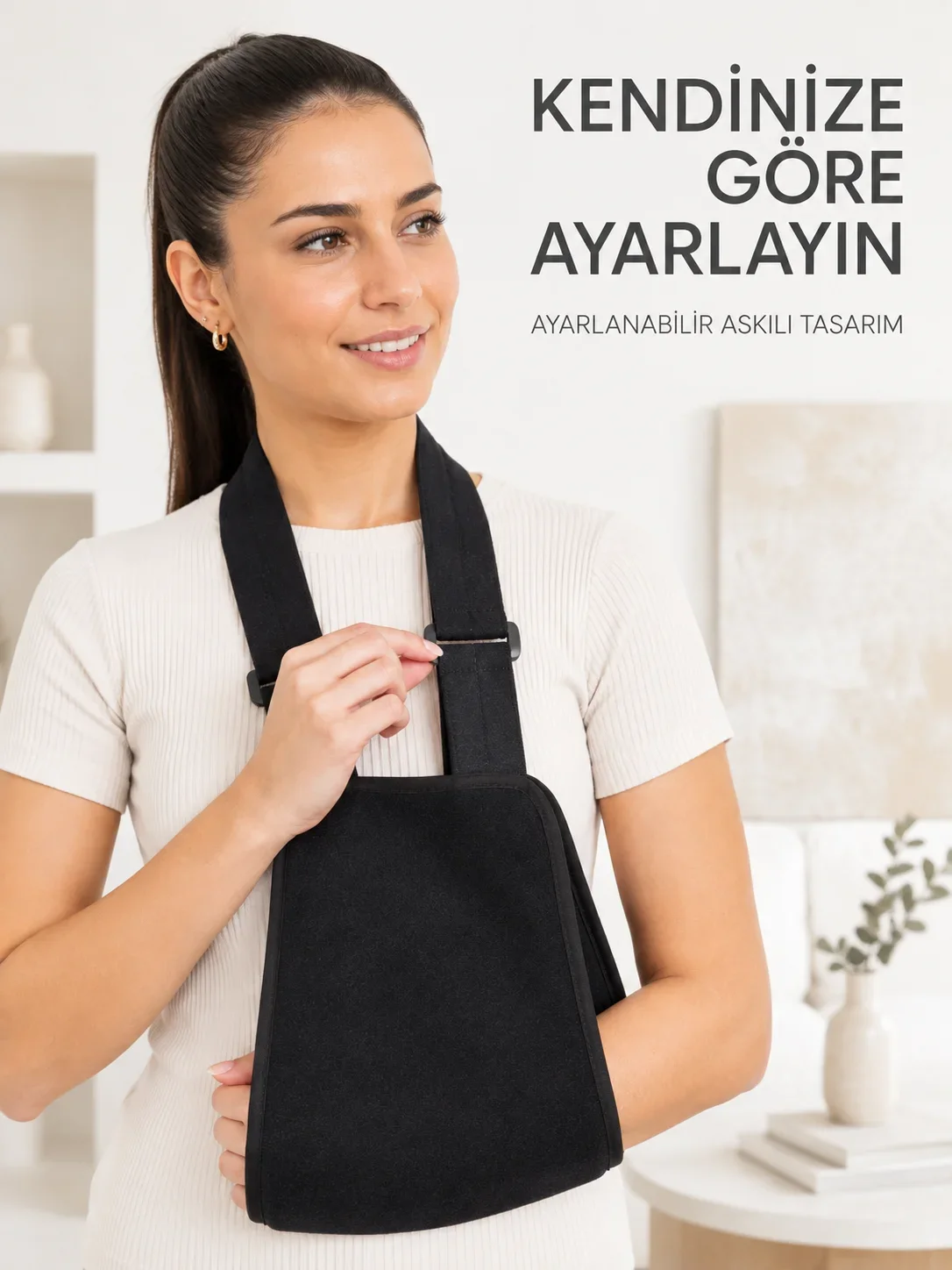 Ortopedik Kol Destek Askısı Ayarlanabilir Askılı Günlük Kullanım