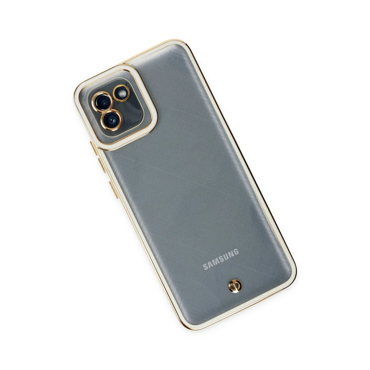 Samsung Galaxy A03 Kılıf Liva Lens Silikon - Beyaz görsel 3