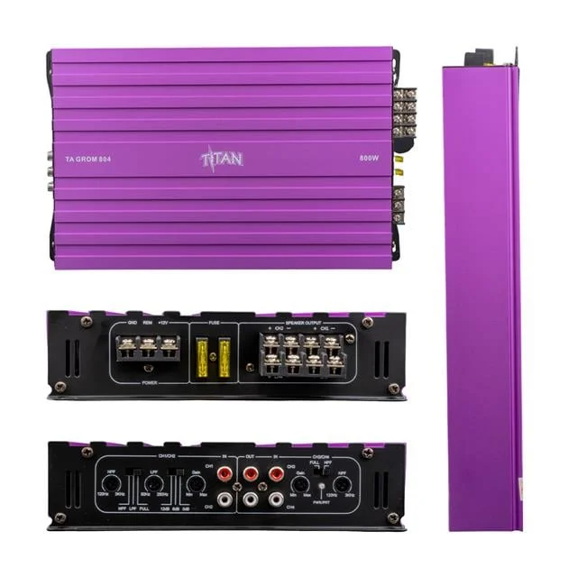 Magicvoice Titan-804 4 Klı Max 1600 Watt Oto Amfi-Anfi görsel 4