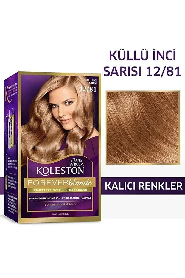 Koleston Kit Saç Boyası - 12/81 Küllü İnci