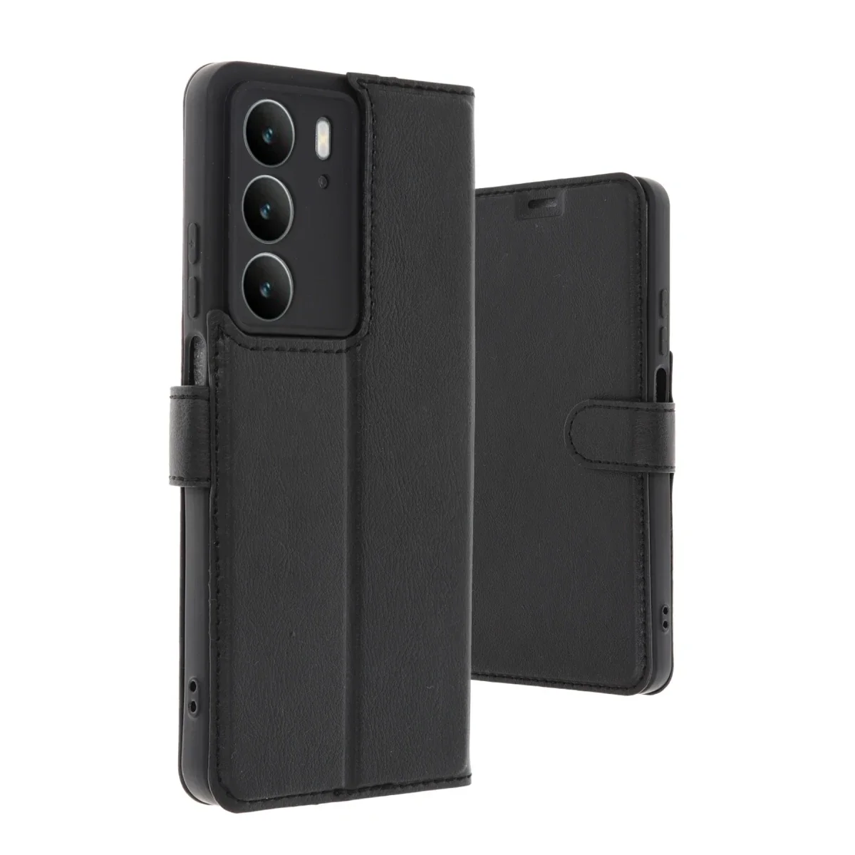 Realme C75 4G Trend S Plus Kapaklı Kılıf - Siyah