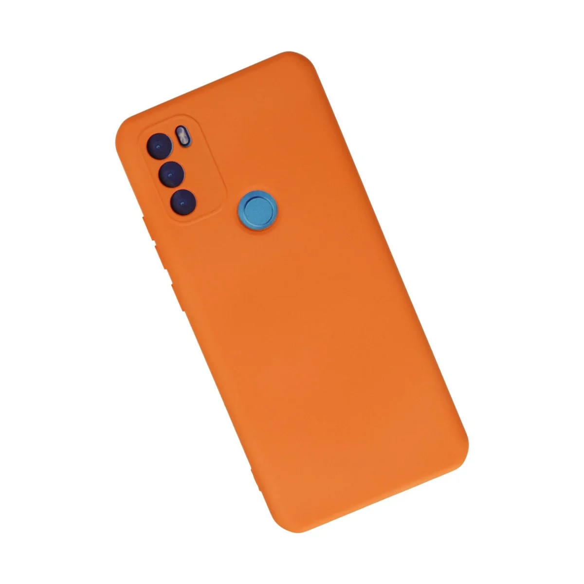 General Mobile Gm 21 Plus Kılıf Nano İçi Kadife Silikon - Turuncu görsel 3