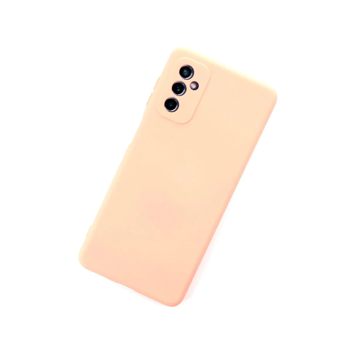 Samsung Galaxy M52 5g Kılıf Nano İçi Kadife Silikon - Pudra görsel 3