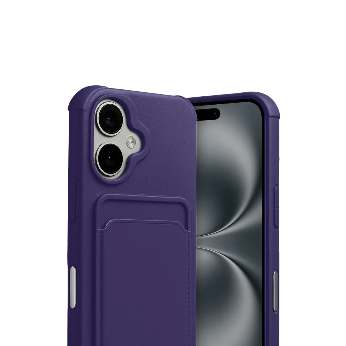Apple iPhone 17 Kelvin Kartvizitli Silikon - Derin Mor görsel 2