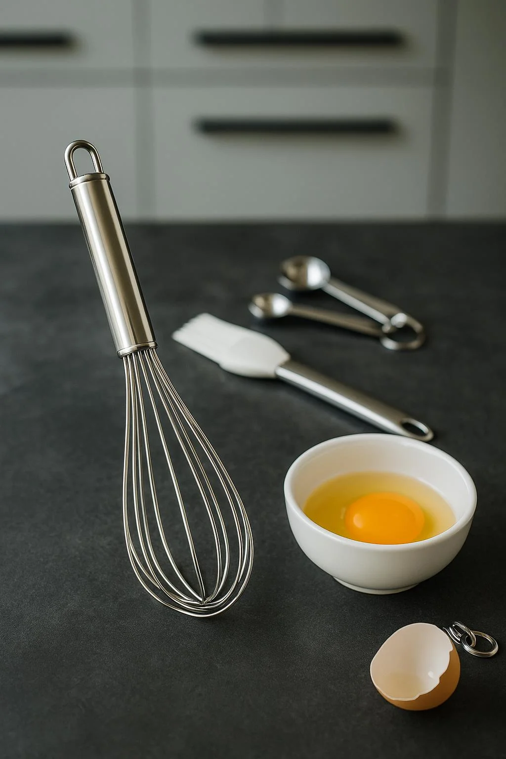 Çelik Küçük Yumurta Çırpıcı 14 cm görsel 3