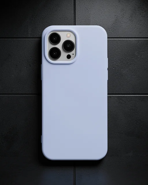 Apple İphone 14 Pro Max Kılıf Nano İçi Kadife Silikon - Lila