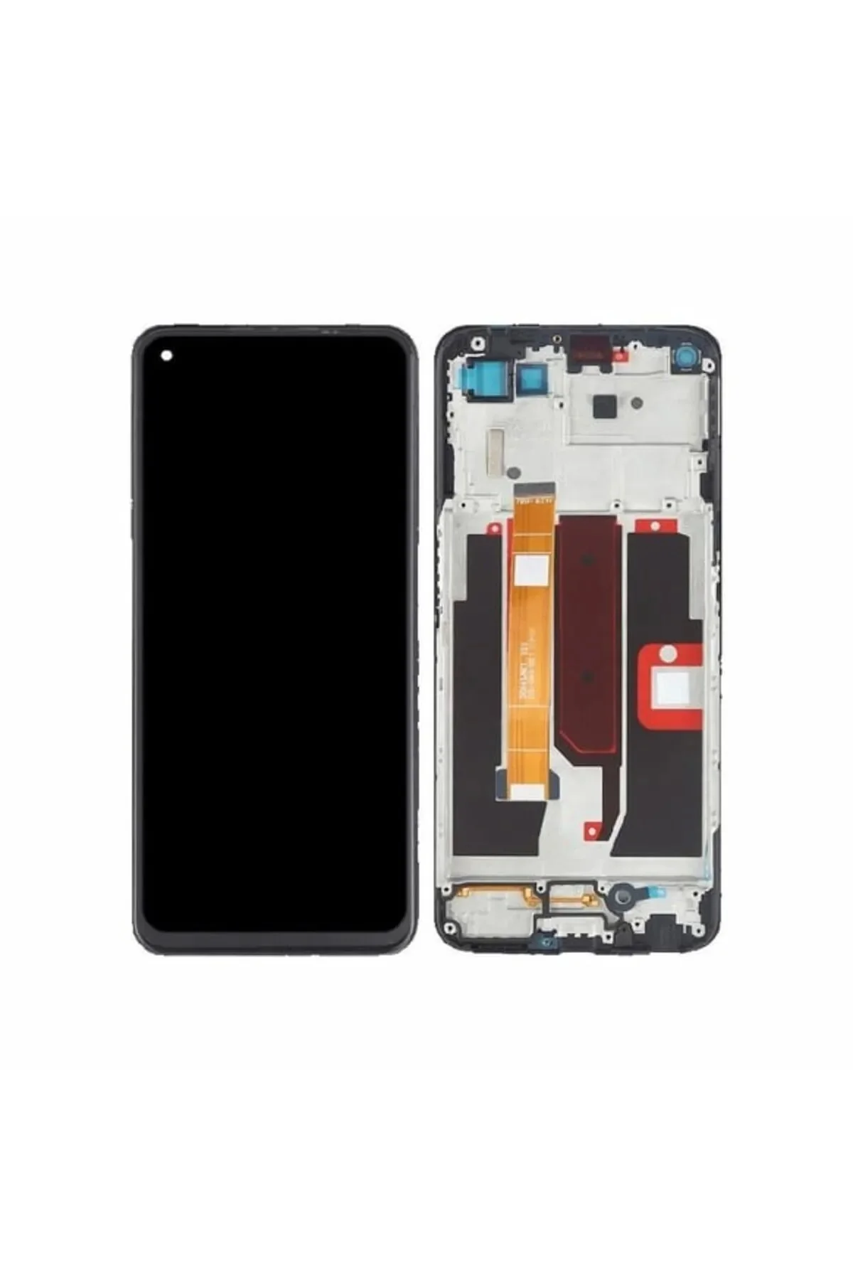 Oppo A54 Ekran Dokunmatik Çıtalı SRV (Siyah) görsel 2