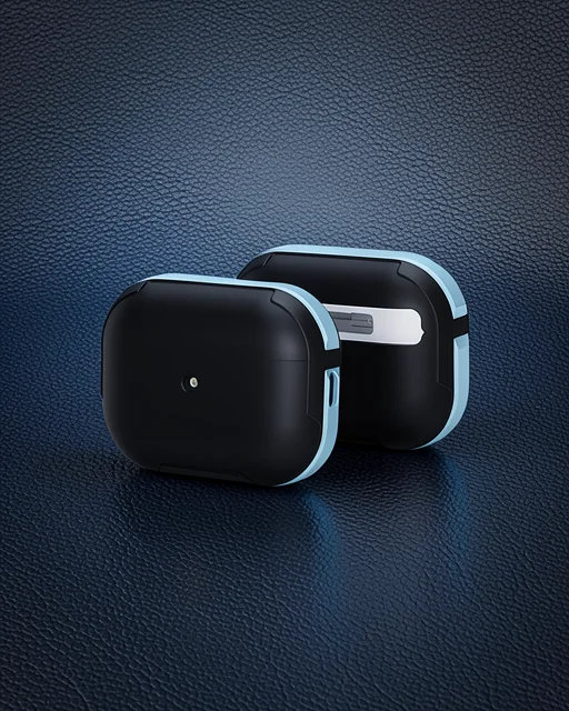 Apple Airpods Pro 2 (2.nesil) Mo-a8 Armor Kılıf - Sierra Blue