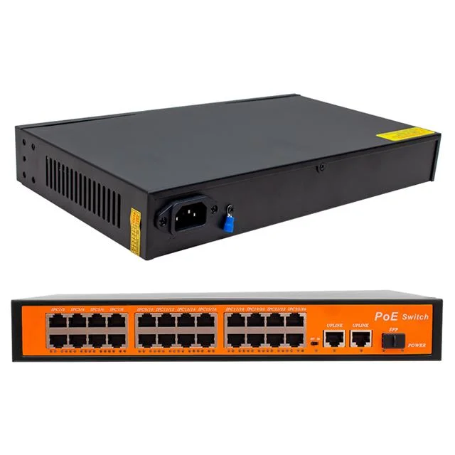 POE24FE+2GE+1SFP 300W 10/100 MBPS Ethernet Switch görsel 2