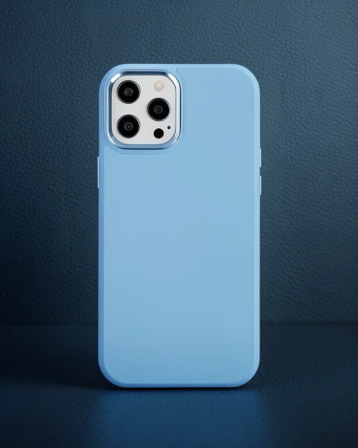 Apple İphone 12 Pro Max Kılıf Asya Deri Silikon - Sierra Blue