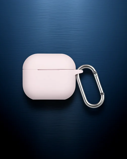 Apple Airpods 3 (3.nesil) Hang Kılıf - Pudra