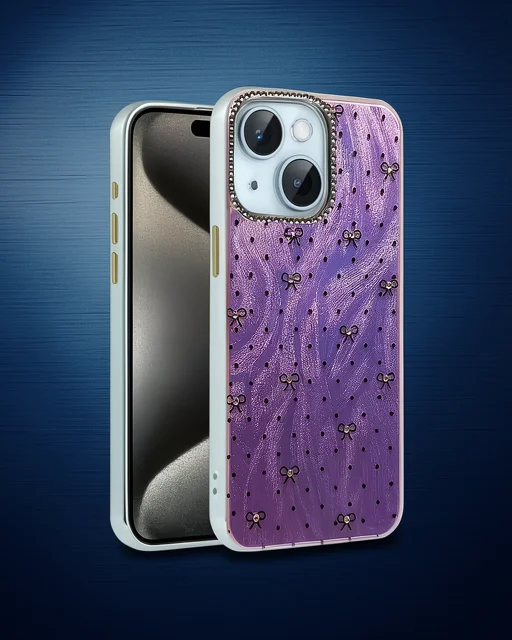 Apple İphone 15 Plus Kılıf Blade Aynalı Desenli Kapak - Desen 2