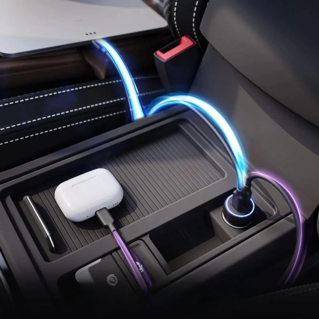 Araç İçi Çakmaklığa TakılanType-C ve USB Girişli 2 Portlu Hızlı Şarj Adaptörü görsel 3