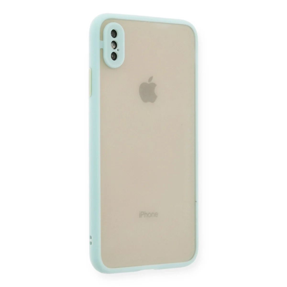Apple İphone X Kılıf Montreal Silikon Kapak - Turkuaz görsel 2