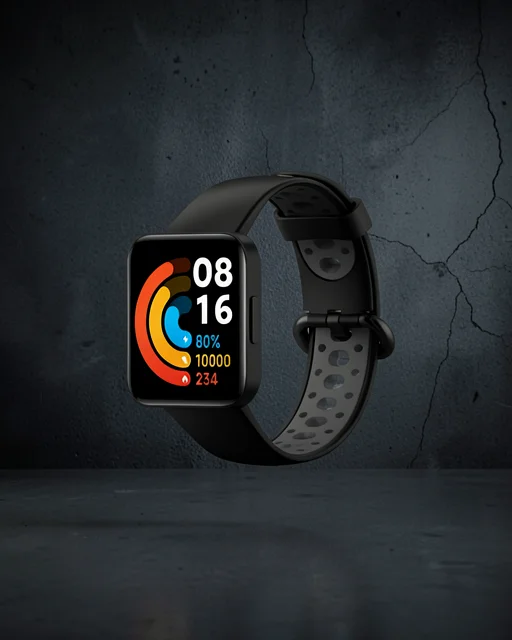 Xiaomi Redmi Watch 2 Spor Delikli Kordon - Siyah-gri