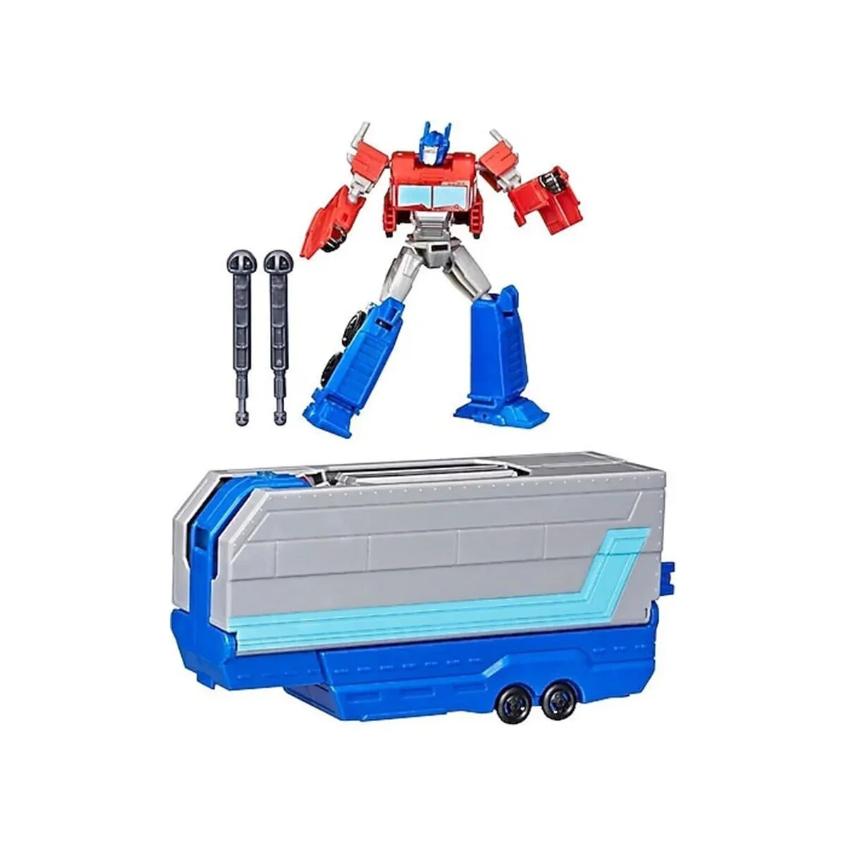 G0750 Transformers Earthspark Optimus Prime Savaş Tırı Oyun Seti görsel 2