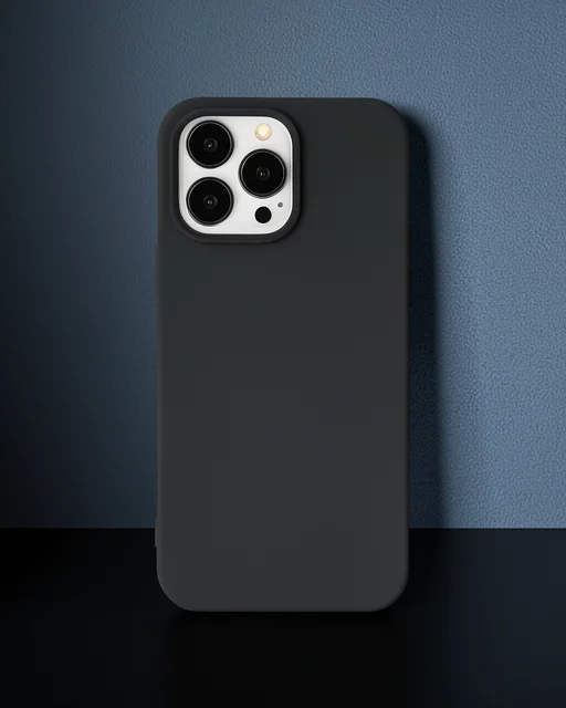 Apple İphone 14 Pro Max Kılıf Nano İçi Kadife Silikon - Siyah