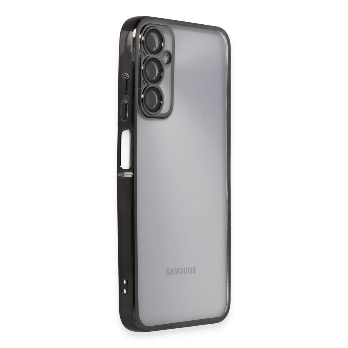 Samsung Galaxy A05s Kılıf Razer Lensli Silikon - Siyah görsel 2