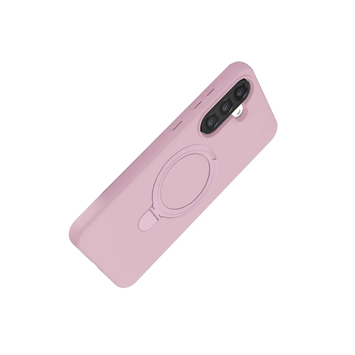 Samsung Galaxy A26 Regal Magsafe Standlı Kapak - Açık Pembe görsel 4