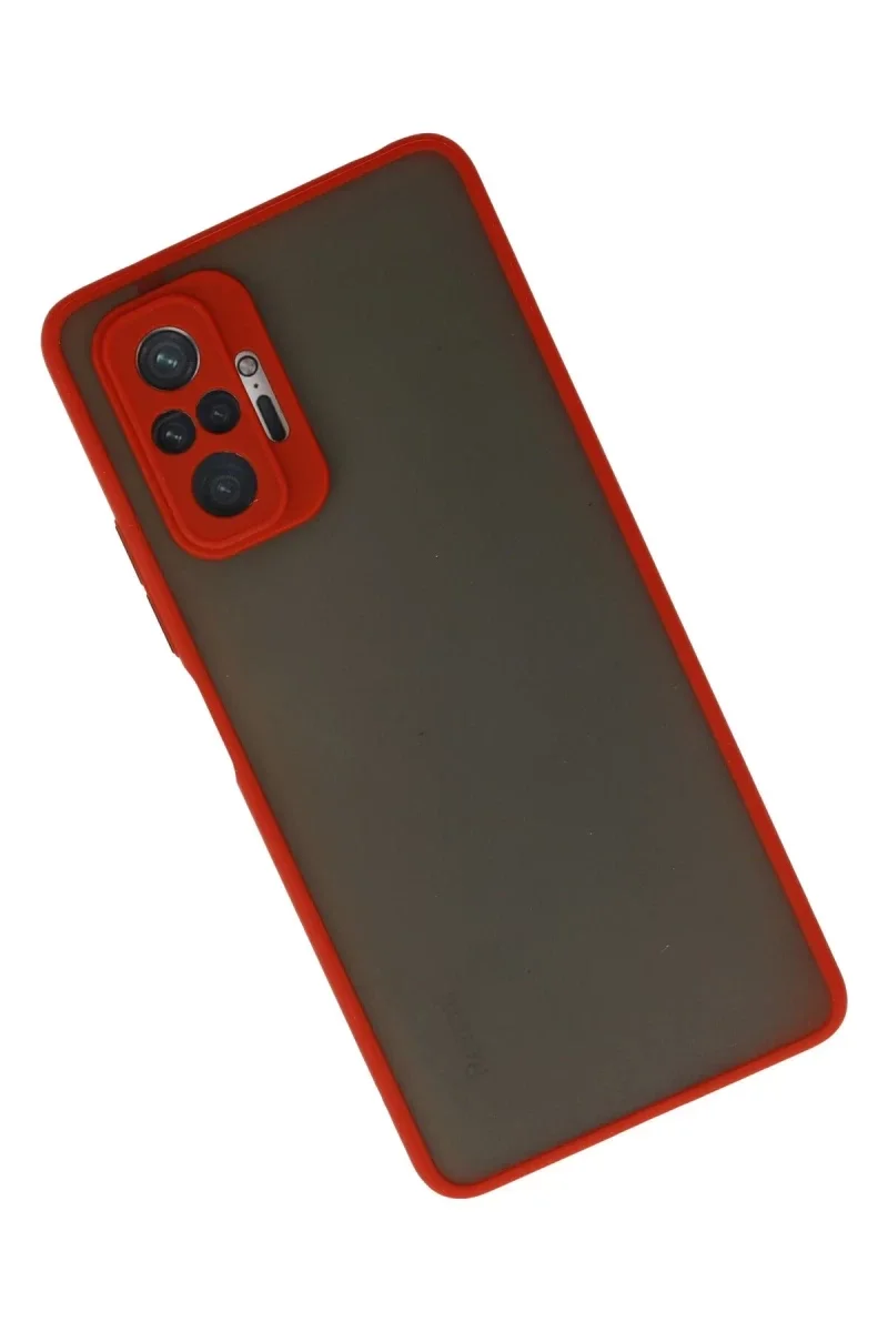Xiao Red Note 10 Pro Kılıf Montreal Silikon Kapak - Kırmızı görsel 2