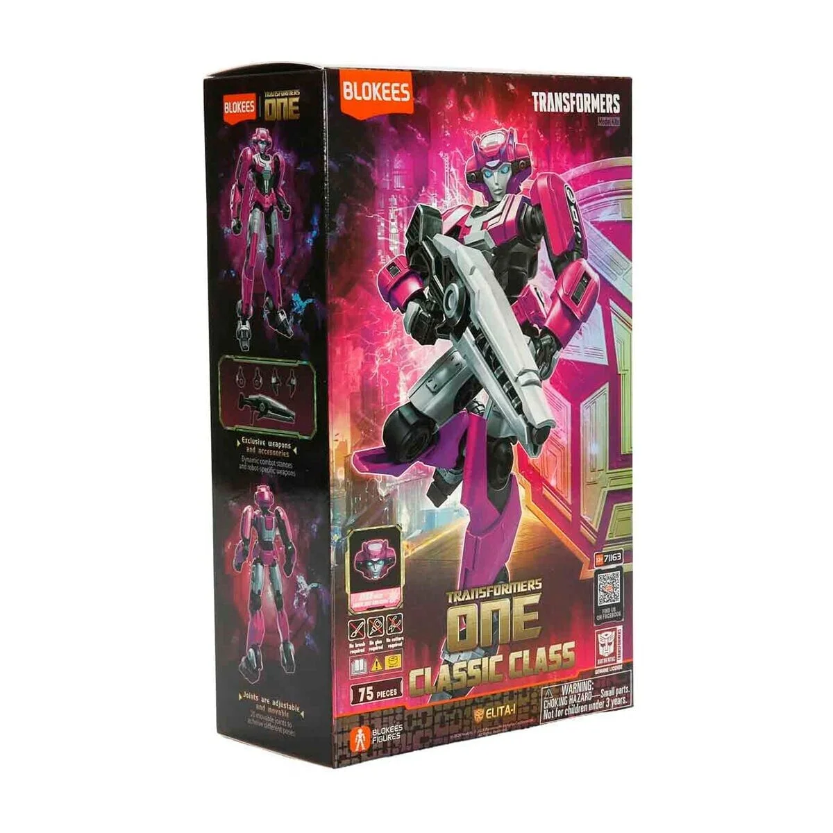 71163 Sun-blo-figür Transformers Classıc Class 13 ELITA-1 Bo Trns görsel 4