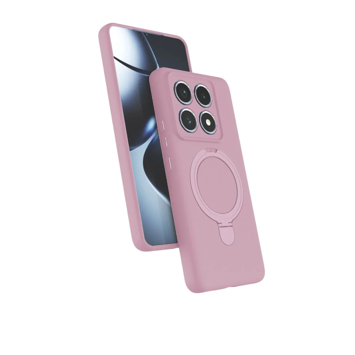 Xiao 14t Pro Regal Magsafe Standlı Kapak - Açık Pembe