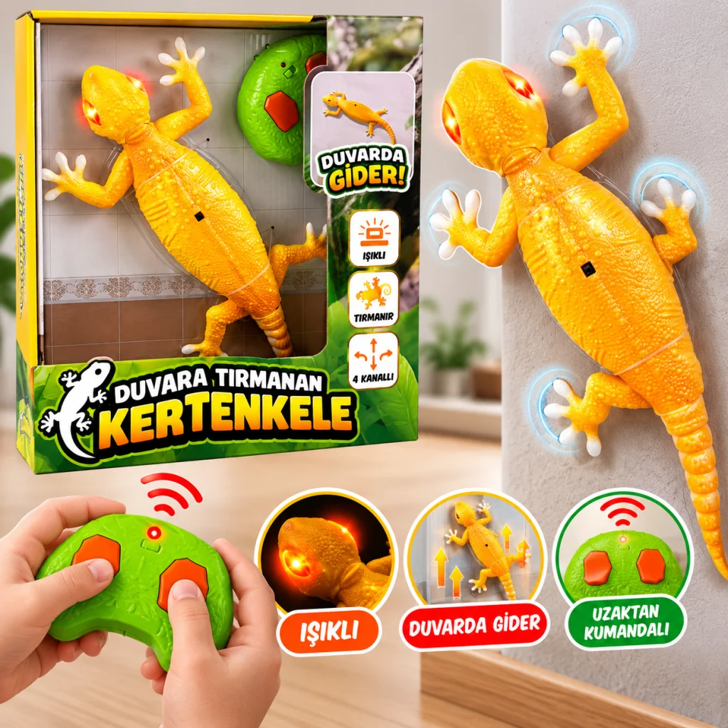 9998 Duvara Tırmanan Kertenkele Rc Oyuncak Kertenkele