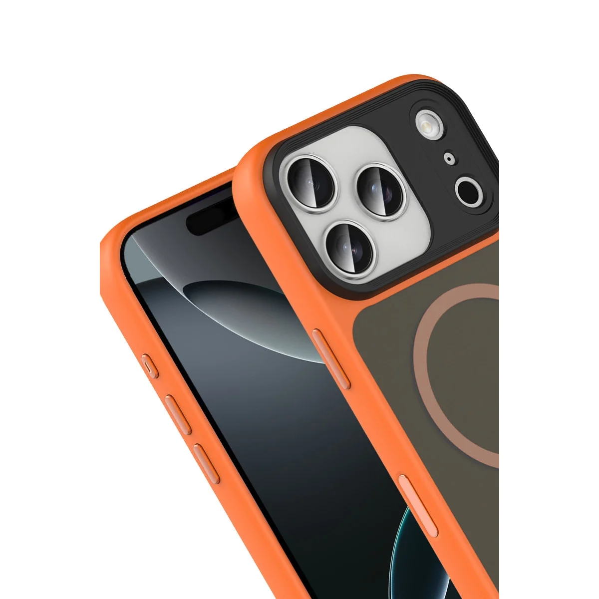 Joko Apple İphone 17 Pro Megane Magsafe Kapak - Turuncu görsel 2