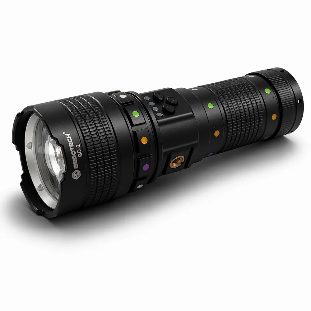 BD-2 30W TG LED Alüminyum Alaşımlı Zoomlu Type-C Şarjlı El Feneri