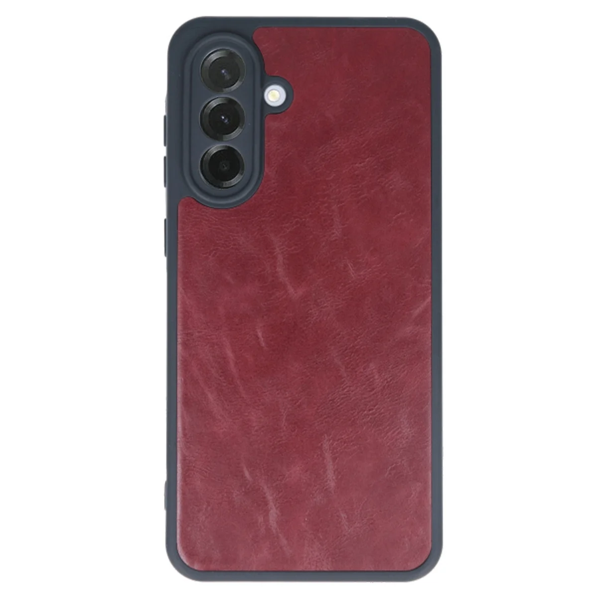 Samsung Galaxy A56 Kılıf Aras Deri Kapak - Bordo görsel 2