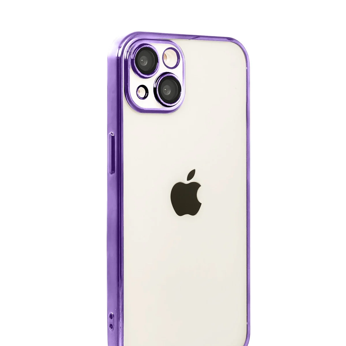 Apple İphone 15 Razer Lensli Silikon - Mor görsel 2