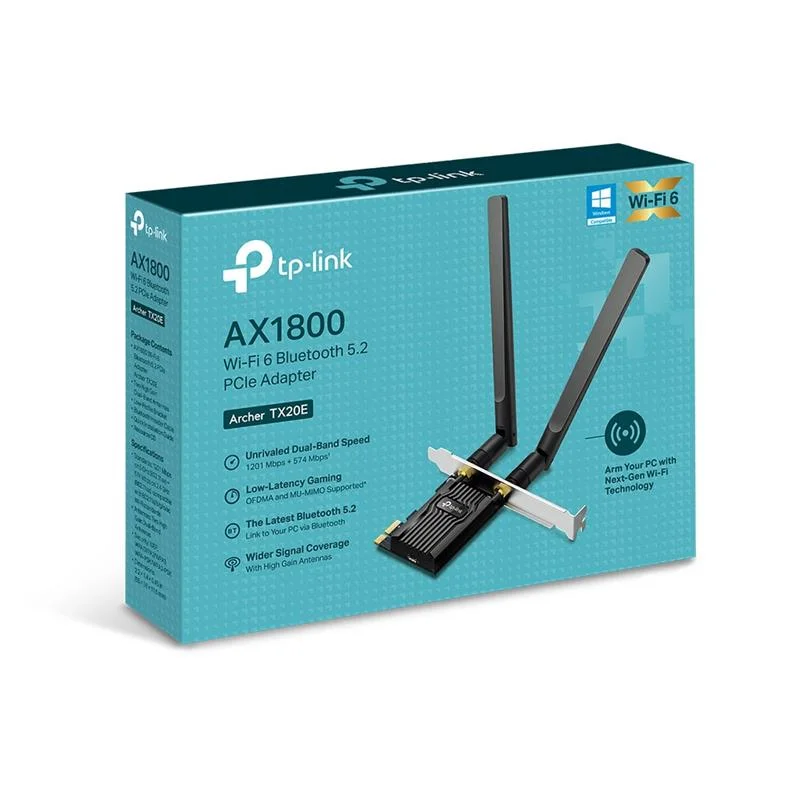 Archer TX20E AX1800 WIFI6 Bluetooth 5.2 Pcıe Adaptor
