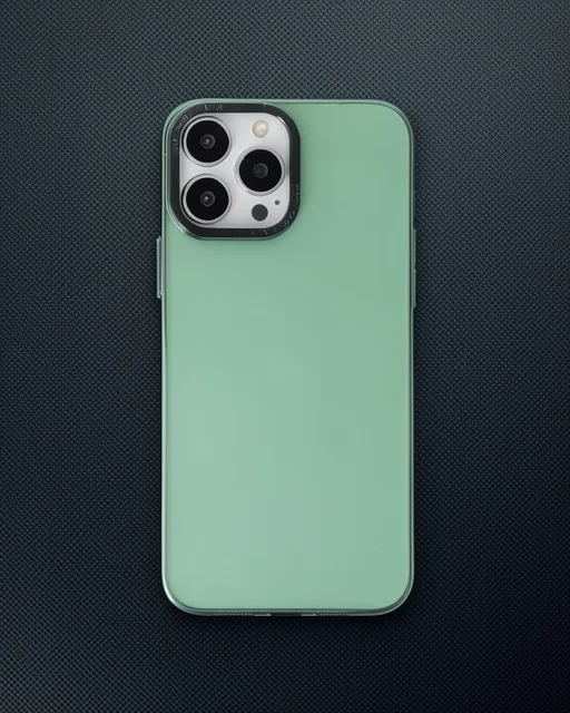 Apple İphone 14 Pro Kılıf Anka Pc Sert Metal Kapak - Yeşil