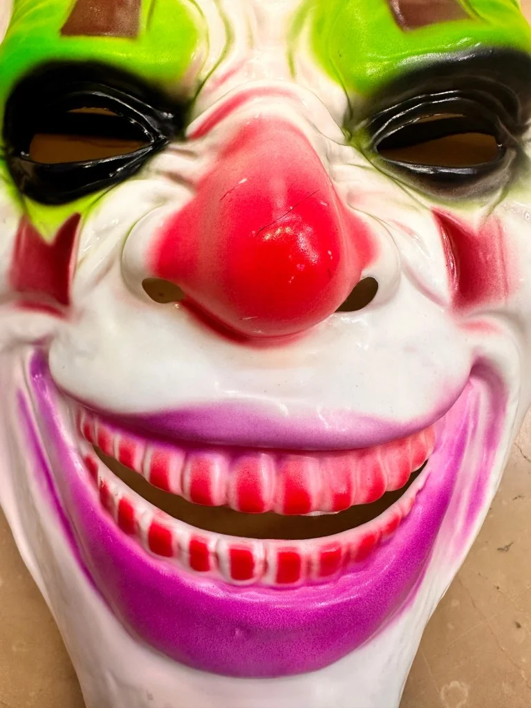 Delirten Gülüş Psikopat Palyaço Temalı Joker Maskesi görsel 2