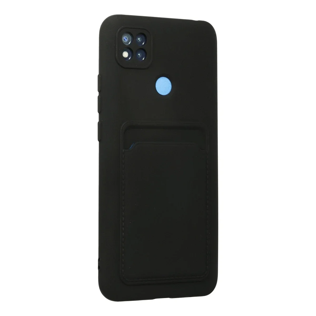 Xiaomi Redmi 9C Kılıf Kelvin Kartvizitli Silikon - Siyah görsel 2