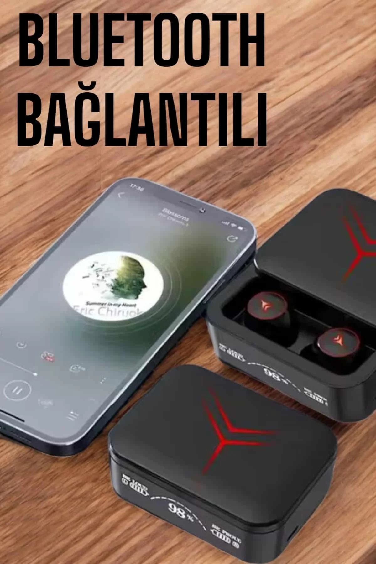 Bluetooth Kulaklık Powerbank Özelliği Yüksek Ses Kaliteli TWS Kulaklık görsel 2