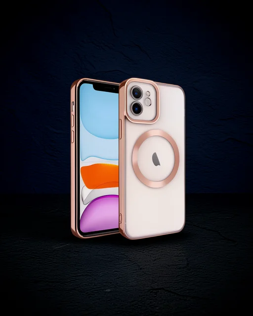 Apple İphone 12 Kılıf Kross Magneticsafe Kapak - Rose