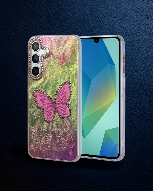 Samsung Galaxy A55 5g Kılıf Blade Aynalı Desenli Kapak - Desen 5