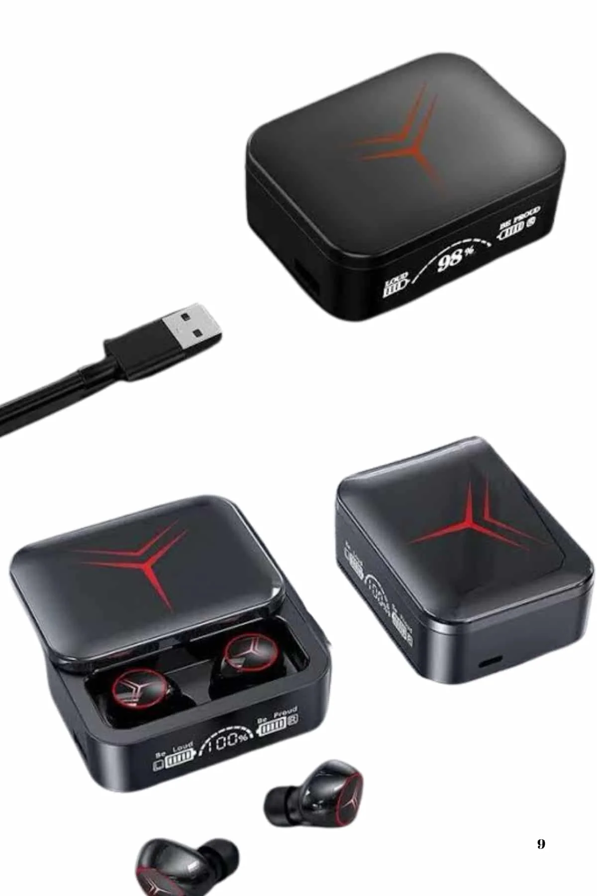 Kablosuz Şarj Göstergeli Powerbank Özellikli Bluetooth Kulaklık Çağrı Cevaplayabilen Yeni Nesil görsel 4
