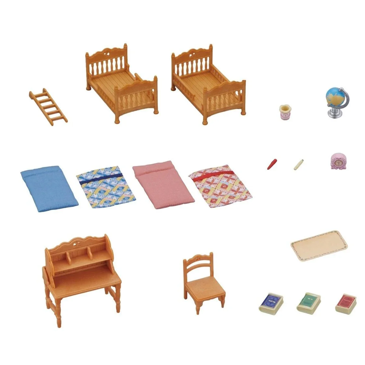 5338 Sylvanian Falies, Çocuk Yatak Odası Seti, +3 yaş, figürler ayrı satılır. görsel 2