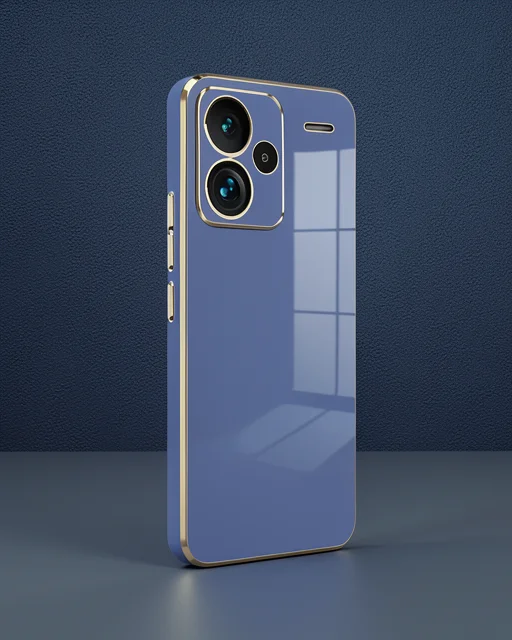 Xiaomi Redmi Note 13 Pro Plus Kılıf Volet Silikon - Mavi